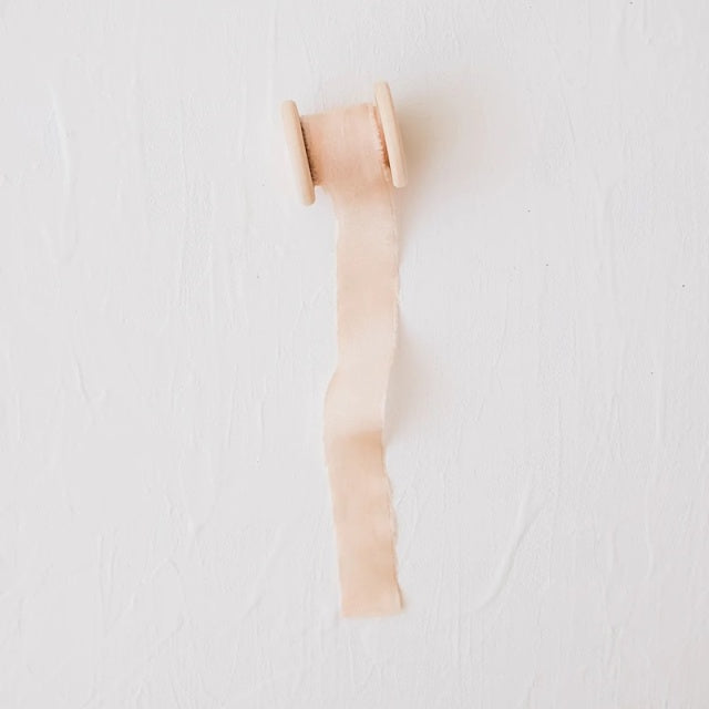 Lademya Silks/オリジナルシルクリボン/Original Silk Ribbon -Light Terra Cotta