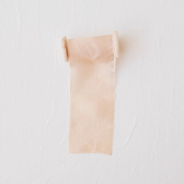 Lademya Silks/オリジナルシルクリボン/Original Silk Ribbon -Light Terra Cotta