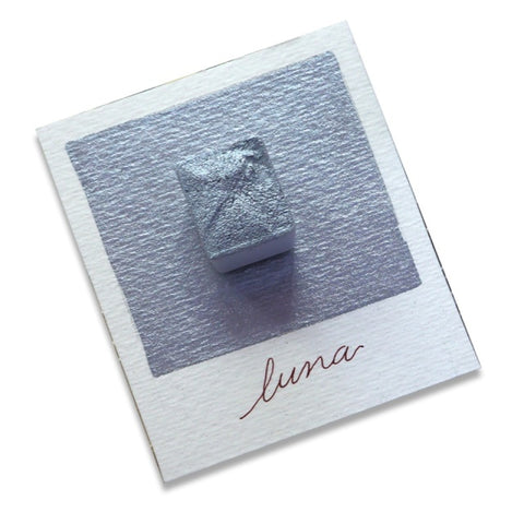 The Creative Kinds/Calligraphy Ink/Single Half Pan Shimmer - Luna