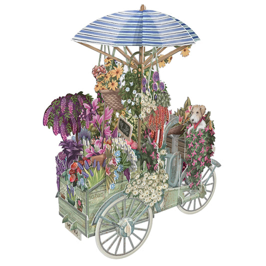 Me&McQ/シングルカード/Flower Seller's Bicycle (Blue)