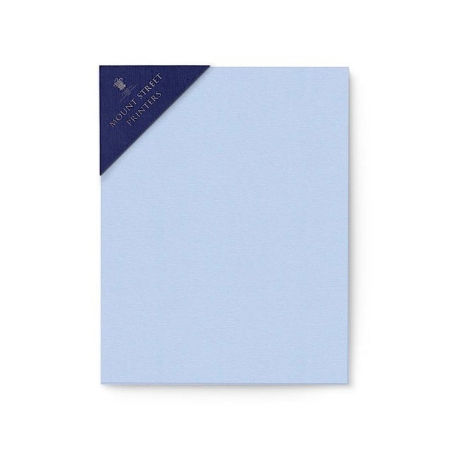 Mount Street Printers/便箋/Kings Writing Sheet Sets -Azure Blue-