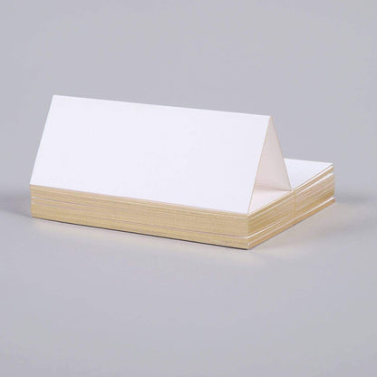 Mount Street Printers/プレイスカード/Gilt Edge Gold Tented Place Cards