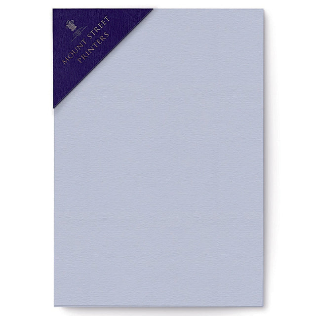 Mount Street Printers/Stationpaper/A5 Writing Sheets Sets- Cool Blue