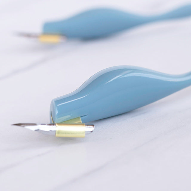 【在庫限り】My Beloved Calligraphy/カリグラフィーホルダー/Free Pen Gloss - Dusty Blue