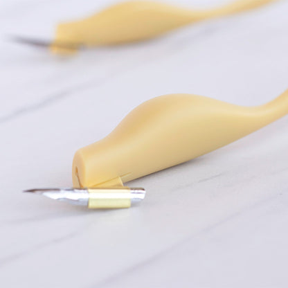 【在庫限り】My Beloved Calligraphy/カリグラフィーホルダー/Free Pen Matte - Mustard
