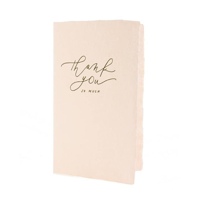 OBLATION/ボックスカード/Thank you so much - Calligraphy Note Card