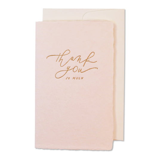 OBLATION/シングルカード/Thank you so much - Calligraphy