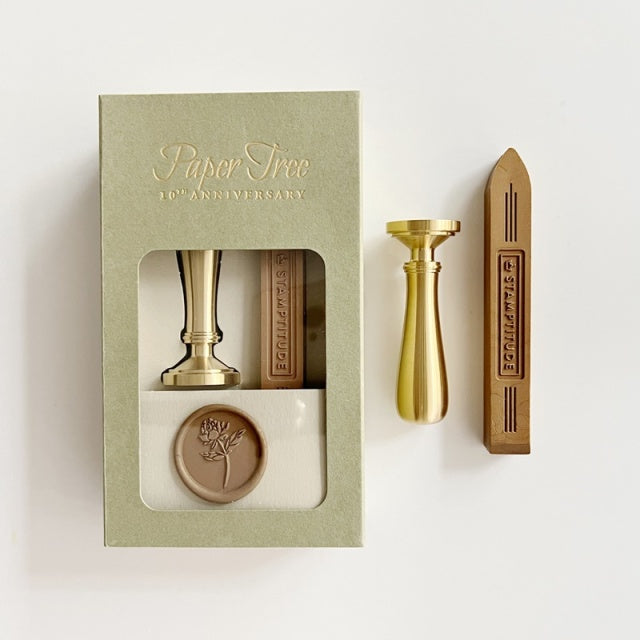 Paper Tree/シーリングスタンプ＆ワックス/Paper Tree 10th Anniversary Sealing Stamp -Lavender