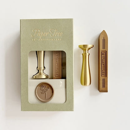 Paper Tree/シーリングスタンプ＆ワックス/Paper Tree 10th Anniversary Sealing Stamp -Lavender