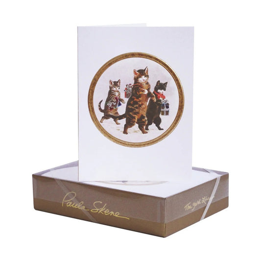 Paula Skene/Single Card/Cats with Packages