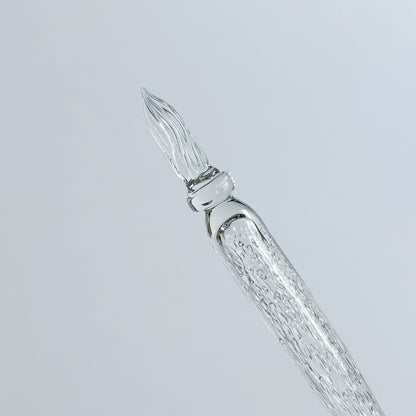 ガラス工房まつぼっくり/ガラスペン/Handmade Glass Pen - Clear