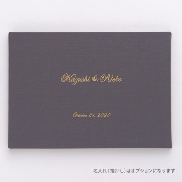 ゲストブック 芳名帳 ブラック Paper Tree Original/芳名帳・ゲストブック/Charcoal