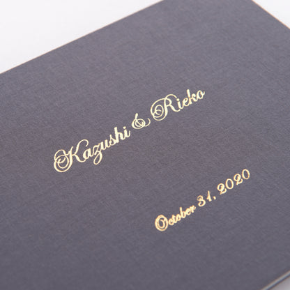 Paper Tree Original/Name book/guest book/Foil stamping option