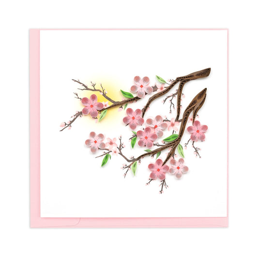 Quilling Card/Greeting Card/Cherry Blossoms