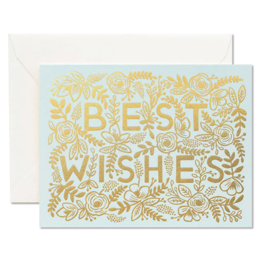 Rifle Paper/シングルカード/Golden Best Wishes