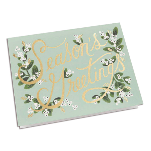 Rifle Paper/Single Card/Mistletoe Season's Greeting