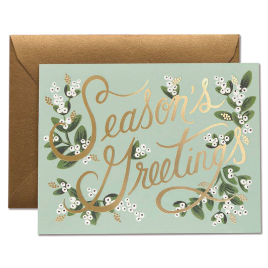 Rifle Paper/シングルカード/Mistletoe Season's Greeting