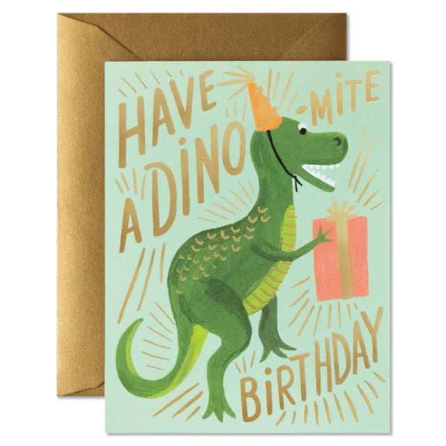 Rifle Paper/Single Card/Dino-Mite Birthday