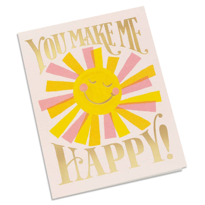 Rifle Paper/Single Card/You Make Me Happy