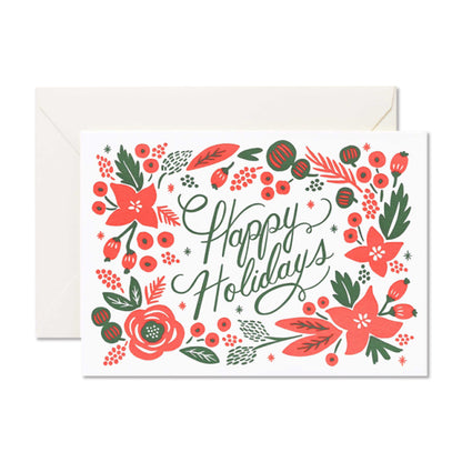 Rifle Paper/Single Cards/Poinsettia Press