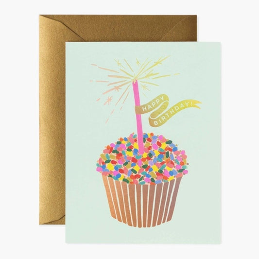 Rifle Paper/シングルカード/Cupcake Birthday