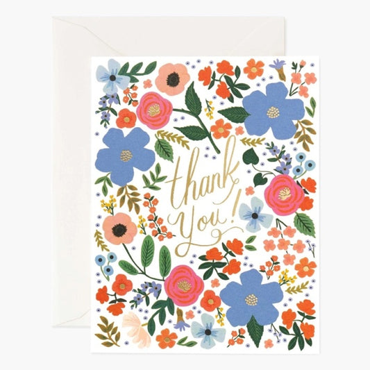 Rifle Paper/Single Card/Wild Rose Thank You