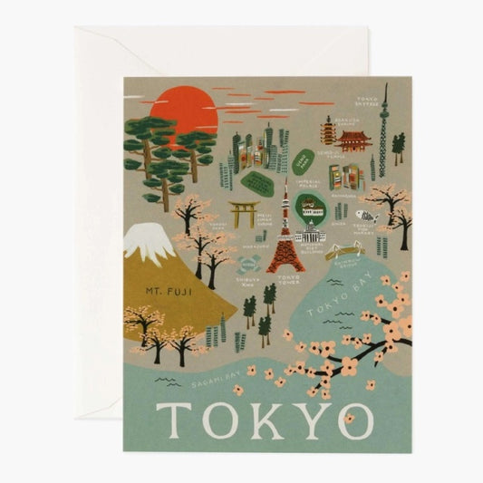 Rifle Paper/Single Card/Tokyo Sunrise