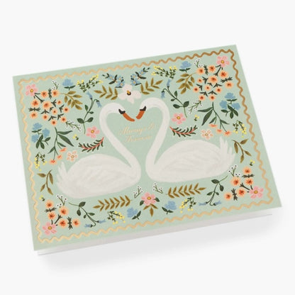 [Barcode not included] Rifle Paper/Single card/Always &amp; Forever Swans