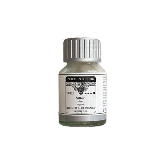 ROHRER & KLINGNER/カリグラフィーインク/Calligraphy Ink - Silver