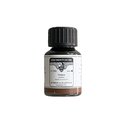 ROHRER & KLINGNER/カリグラフィーインク/Calligraphy Ink - Umber