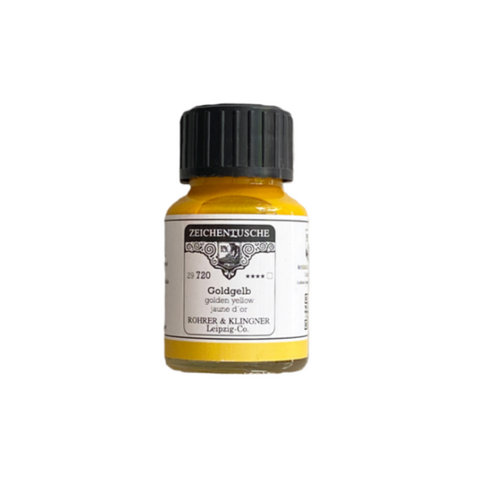 ROHRER & KLINGNER/カリグラフィーインク/Calligraphy Ink - Golden Yellow