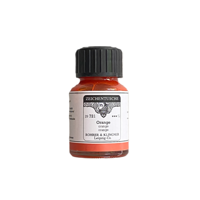ROHRER & KLINGNER/カリグラフィーインク/Calligraphy Ink - Orange