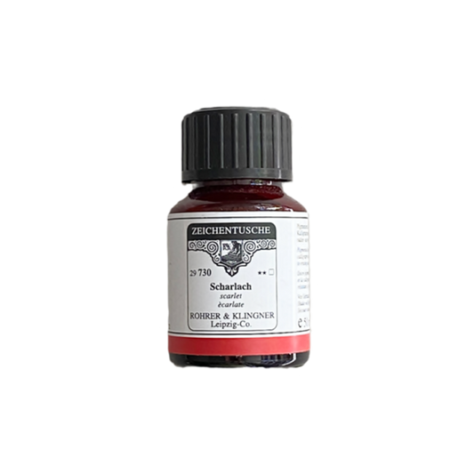 ROHRER & KLINGNER/カリグラフィーインク/Calligraphy Ink - Scarlet