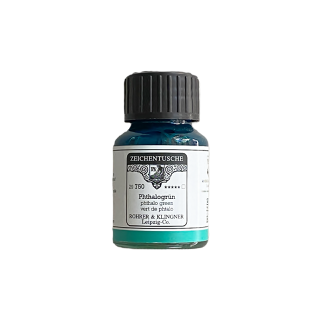 ROHRER & KLINGNER/カリグラフィーインク/Calligraphy Ink - Phthalo Green
