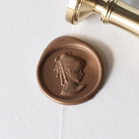 Raleigh Paper/Sealing Stamp &amp; Wax/Wax Stamp - Cameo