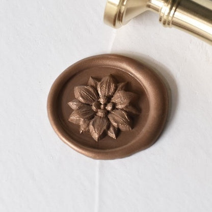 Raleigh Paper/Sealing Stamp &amp; Wax/Wax Stamp - Rosette