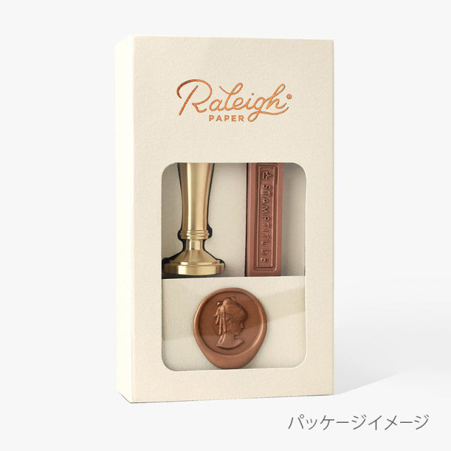 Raleigh Paper/シーリングスタンプ＆ワックス/ Wax Stamp - Rosette