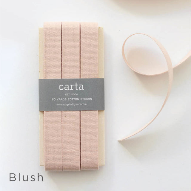Studio Carta/Tight Weave Cotton Ribbon - 5/8inch