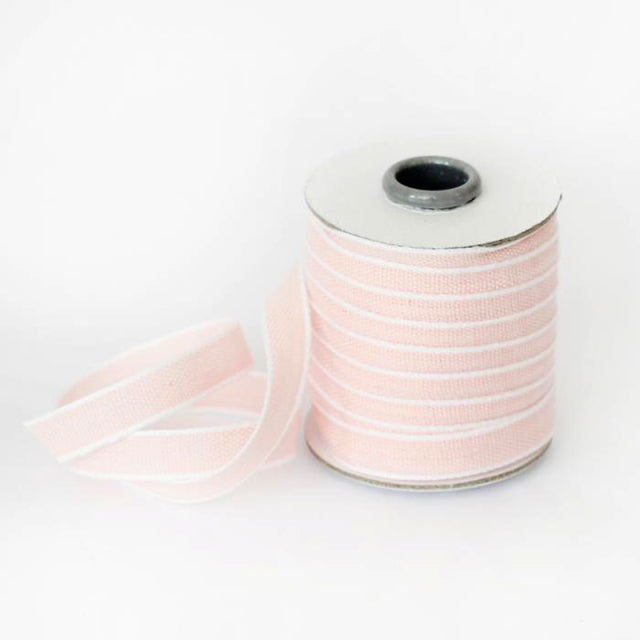 Studio Carta/Drittofilo Cotton Ribbon - Petal/White