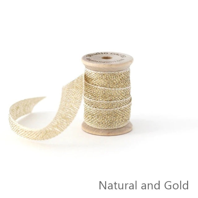 Studio Carta/メタリックリボン/Metallic Loose Weave Ribbon 全
