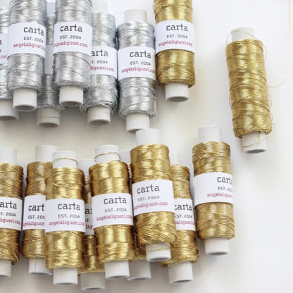 Studio Carta/スレッド/Metallic Thread - Gold-100 yards (90m)