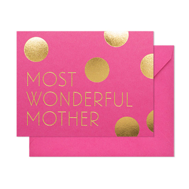 Sugar Paper/Single Card/Most Wonderful Mother