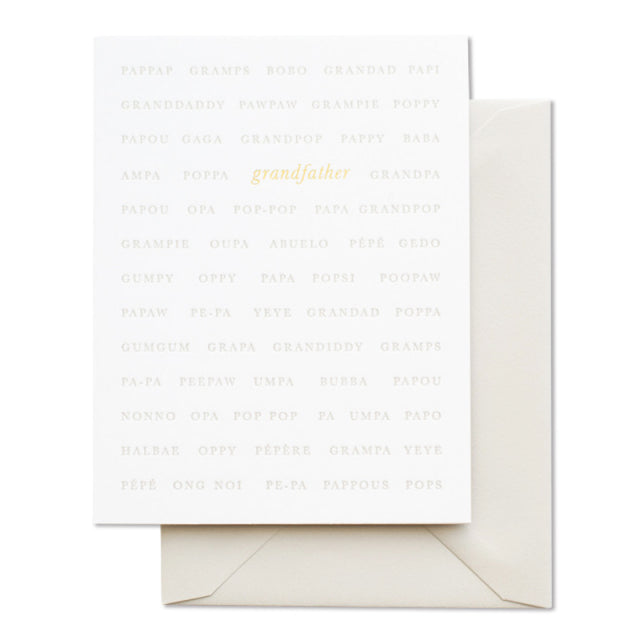 Sugar Paper/Single Card/Grand Father