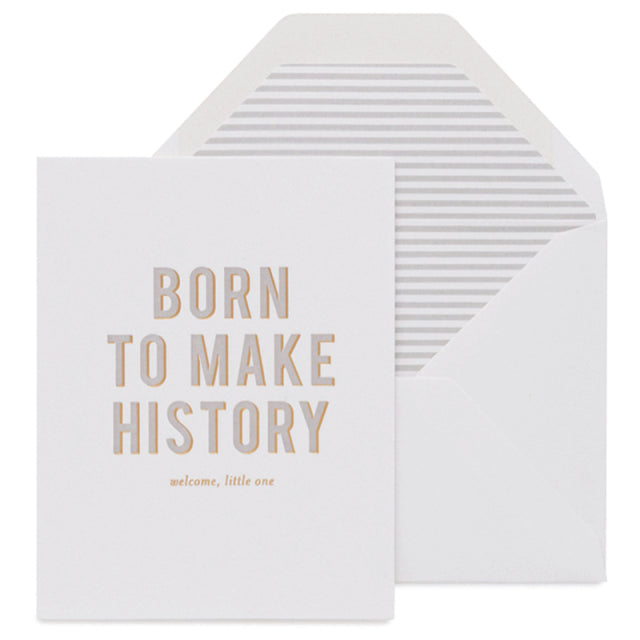 Sugar Paper/Single Card/Born to Make History