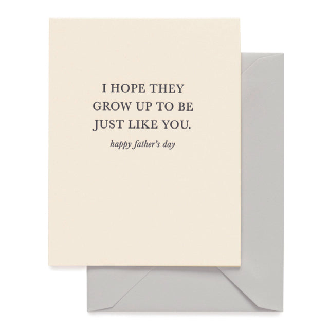 Sugar Paper/Single Card/Just Like You -DAD