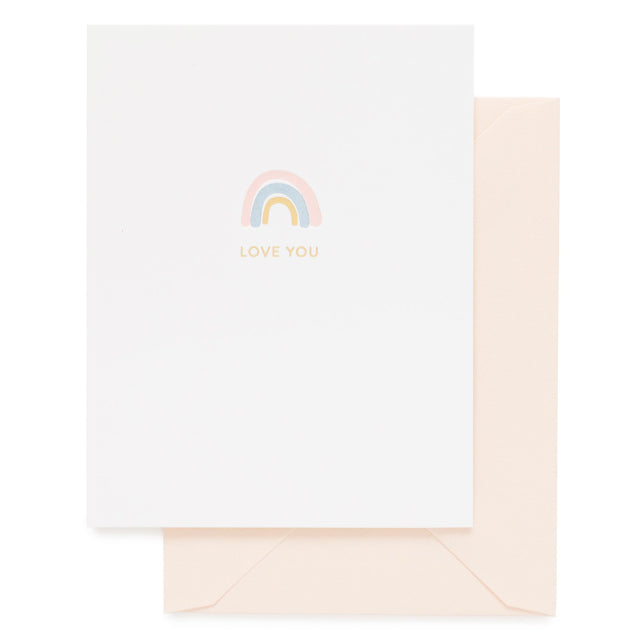 Sugar Paper/Single Card/Rainbow, Love You