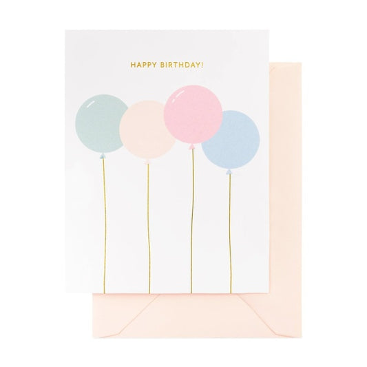 Sugar Paper/Single Card/Birthday Balloons