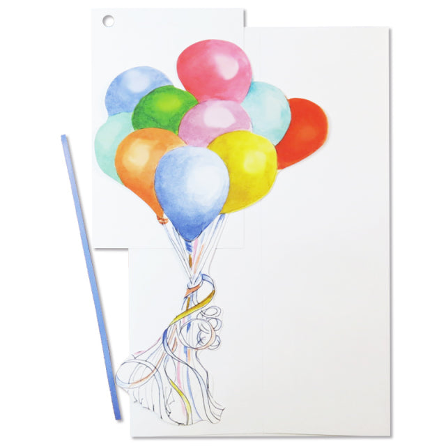 Stevie Streck Designs/Single Card/Balloons