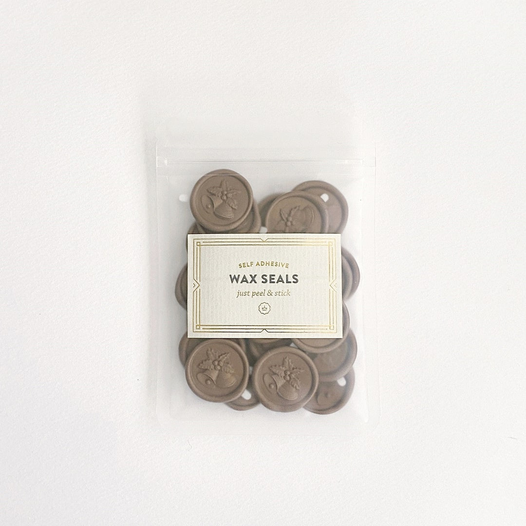 Stamptitude/Wax Seals/Winter Bells Wax Seals 25-Pack - Bronze