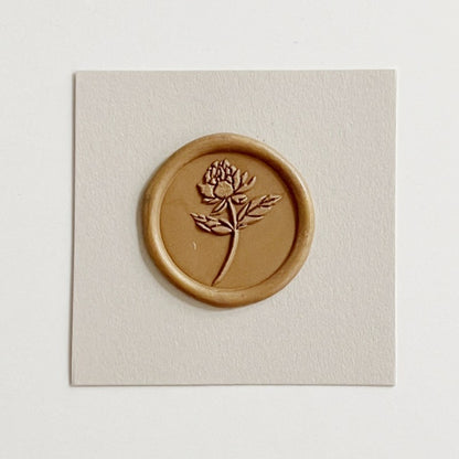Paper Tree/シーリングスタンプ＆ワックス/Paper Tree 10th Anniversary Sealing Stamp -Peony